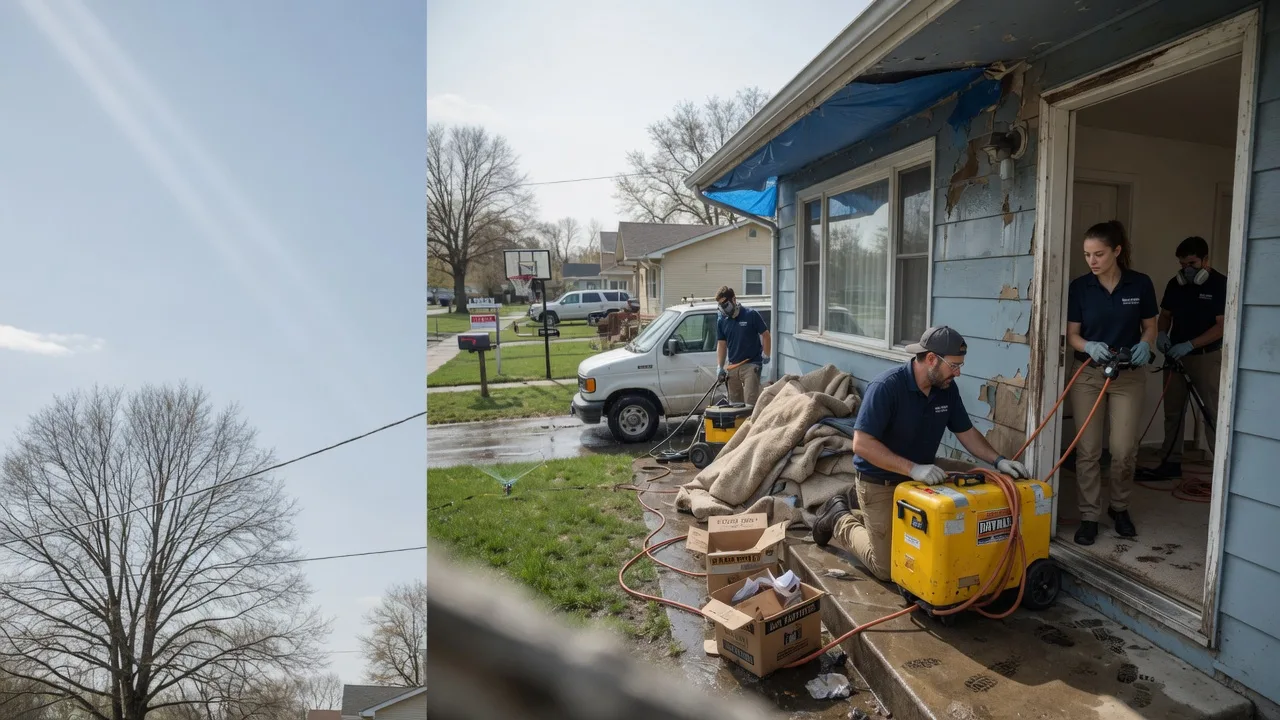 Basement Flood Cleanup in Amelia, OH near me
